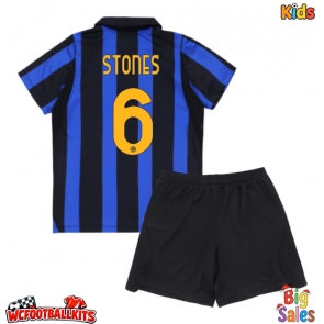 Inter Milan John Stones #6 Replica Home Stadium Kit for Kids 2026-27 Short Sleeve (+ pants)